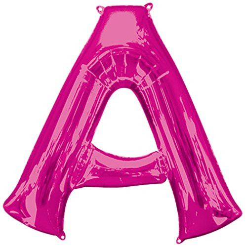 Anagram 35402 Letter A Pink Foil Balloon 34",