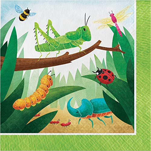 Birthday Bugs Napkins, 48 ct