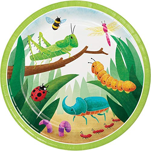 Birthday Bugs Paper Plates, 24 ct