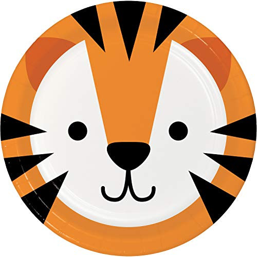 Tiger Paper Plates, 24 ct