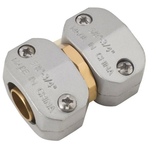 Melnor Heavy Duty Metal Hose Mender; Fits 3/4" and 5/8" Hoses