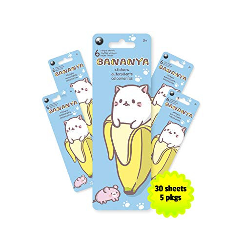 Trends International Bananya - Sticker Flip Pack 5Count Bundle