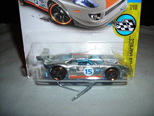 Hot Wheels 2016 HW Speed Graphics 2016 Ford GT 162/250, Exclusive ZAMAC