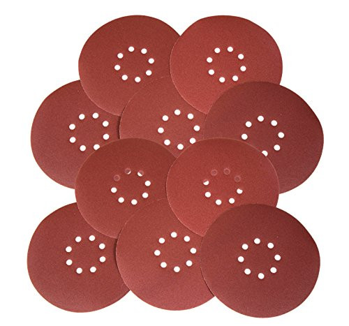 WEN 6369SP180 Drywall Sander 180-Grit Hook and Loop 9-Inch Sandpaper, 10-Pack