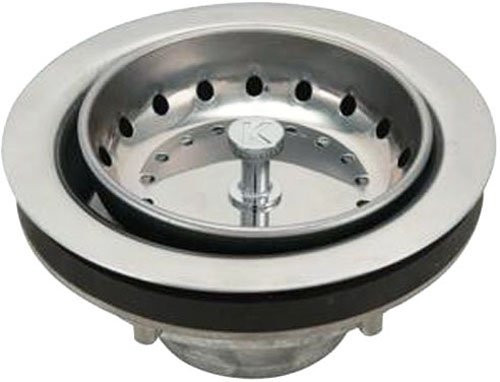 Keeney 1437SS Sink Strainer with Spring Style Basket, Stainless Steel