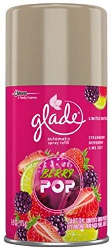Glade Automatic Spray Air Freshener Refill, Berry Pop, 6.2 oz