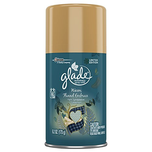Glade Automatic Spray Air Freshener Refill, Warm Flannel Embrace, 6.2 oz