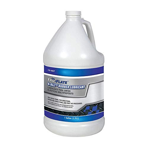 Plews / Edelmann Tru-Flate 12-097 Rubber Lubricant, 1 Gallon Jug, 1 Gallon, 1 Pack
