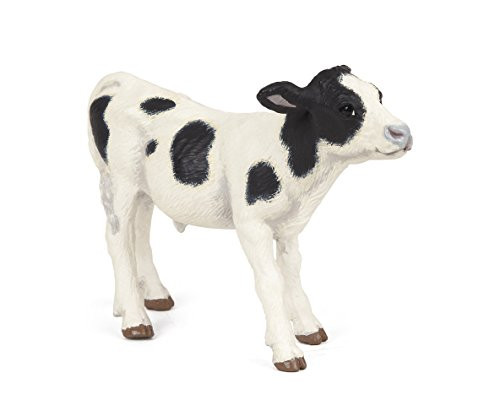 Papo Black And White Calf Figure, Multicolor