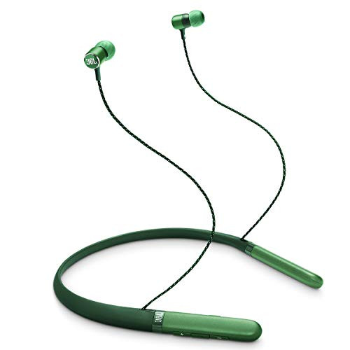 JBL LIVE 220BT - Wireless In-Ear Neckband Bluetooth Headphones with Microphone, Amazon Alexa Voice Control, Bluetooth Earbuds, up to 10 Hour Battery, works with Android and Apple iOS (Green)