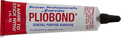 RUSCOE P141 1oz Pliobond Adhesive, Amber