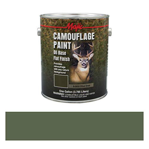 Majic Paints 8-0850-1 Camouflage Paint, 1-Gallon, Olive Drab