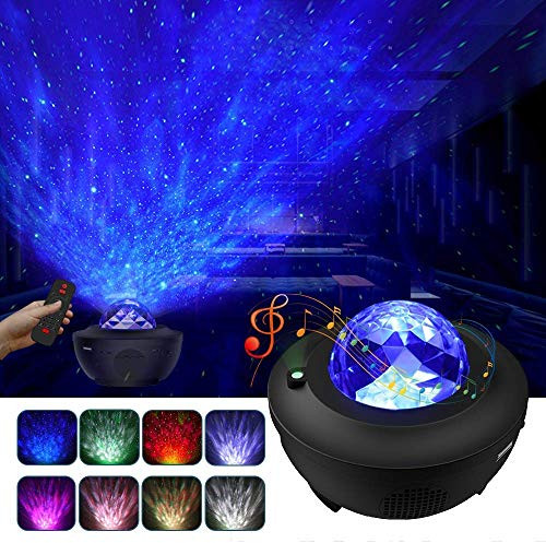 Galaxy Projector, Star Projector with Led Nebula Cloud, Music Starry Projector with Bluetooth Speaker, Night Light Projector for Bedroom?Kids?Adults