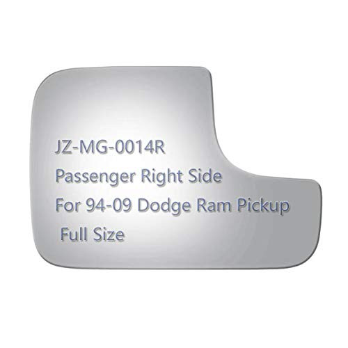 JZSUPER Lower Towing Side Mirror Glass fit for 1994-2009 Dodge Ram 1500 2500 3500 4000 4500 5500 700 Van Pickup Truck, Passenger Right Side RH Replacement Rearview Flat Glass, Including Adhesive JZSUPER Lower Towing Side Mirror Glass fit for 1994-2009 Dodge Ram 1500 2500 3500 4000 4500 5500 700 Van Pickup Truck, Passenger Right Side RH Replacement Rearview Flat Glass, Including Adhesive