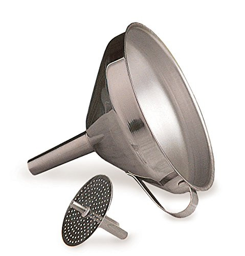 RSVP Endurance Stainless Steel Multi-use Kitchen Funnel, 4-inch diameter