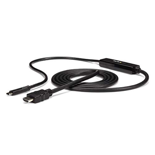 StarTech.com 3ft USB-C to HDMI Cable - USB Type-C to HDMI Adapter Cable - 4K 30Hz - Black (CDP2HDMM2MB)