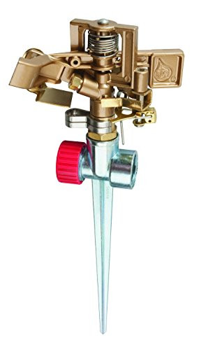Rainwave RW-99535C Metal Full Or Part Circle Impulse Sprinkler On Metal Spike