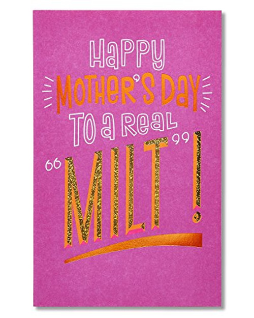 American Greetings Mother I'd Like to Thank Mother's Day Card for Wife with Foil