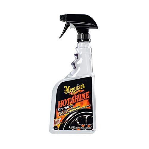 Meguiars G12024 Hot Shine Tire Spray, 24 oz