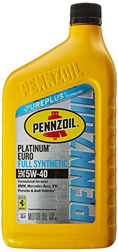 Pennzoil Platinum Euro Full Synthetic 5W-40 Motor Oil (1-Quart, Single-Pack)
