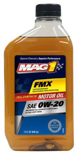 MAG1 61794 Full Synthetic 0W-20 SN Motor Oil - 1 Quart Bottle
