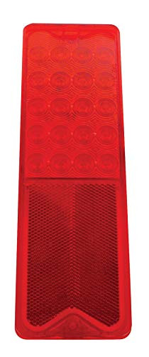United Pacific CTL6721LED 1967-72 Chevy Truck LED Tail Light - Fleetside - Red Lens, 1 Pack