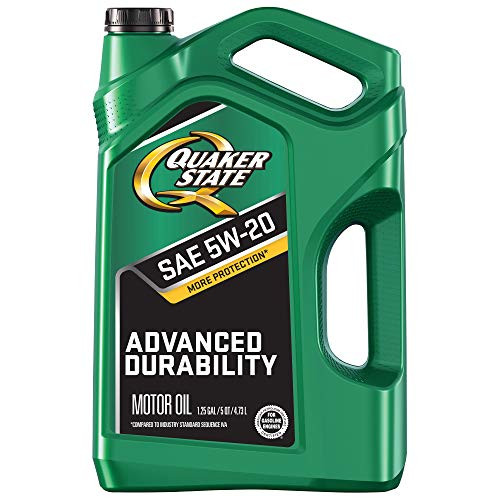 Quaker State 550044965 Advanced Durability 5W-20 Motor Oil (SN/GF-5), 5 quart