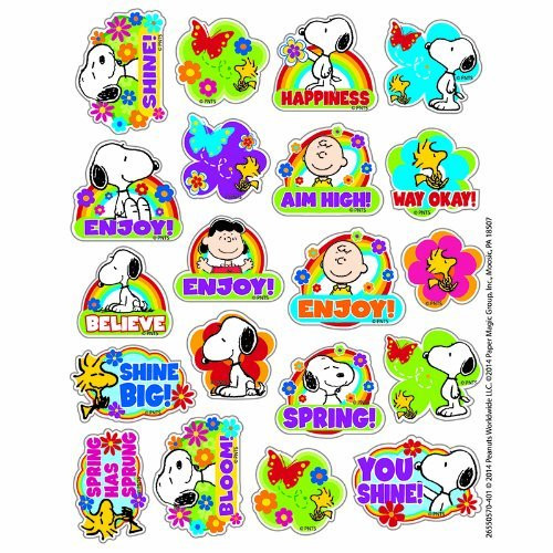 Eureka EU-655057 Peanuts Spring Theme Stickers