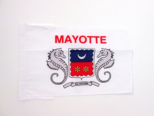 AZ FLAG Mayotte Flag 18'' x 12'' Cords - French Region of Mayotte Small Flags 30 x 45cm - Banner 18x12 in AZ FLAG Mayotte Flag 18'' x 12'' Cords - French Region of Mayotte Small Flags 30 x 45cm - Banner 18x12 in