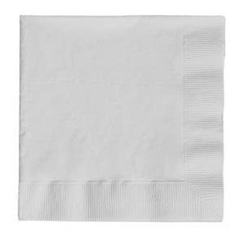 Creative Converting Value Pack Paper Beverage Napkins, White, 200-Count - 1 Pack
