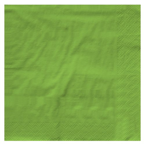 Creative Converting Touch of Color 2-Ply 50 Count Paper Beverage Napkins, Fresh Lime