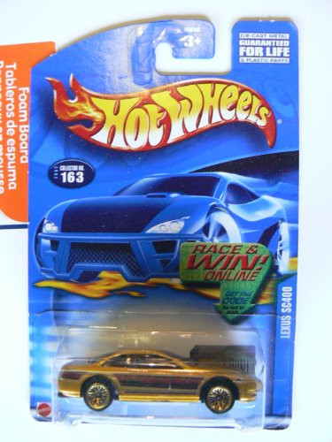 Hot Wheels 2002 Lexus SC400 Race and Win Online Series, #163