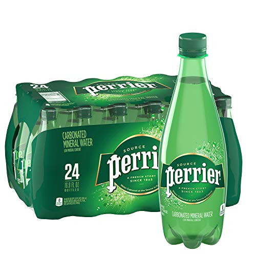 Perrier Carbonated Mineral Water, 16.9 Fl Oz (24 Pack) Plastic Bottles
