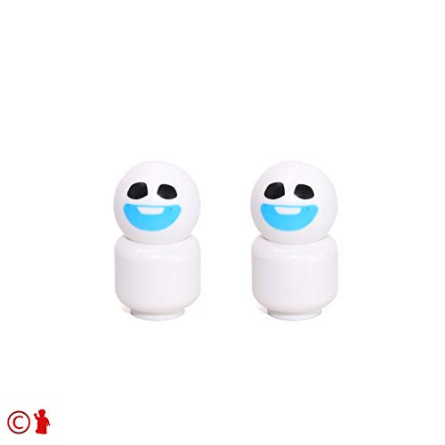 LEGO Disney Princess: Frozen Minifigure - Pair of Snowgie Little Snowman (41068) Very Small LEGO Disney Princess: Frozen Minifigure - Pair of Snowgie Little Snowman (41068) Very Small