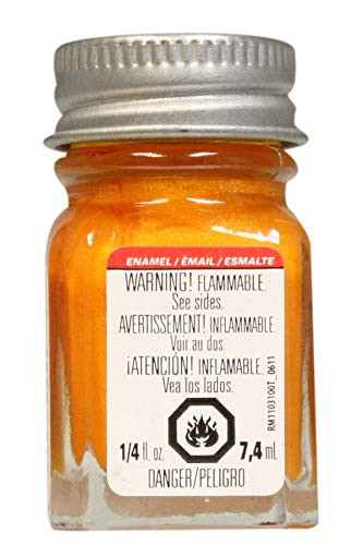 Testor's 1115TT 1/4 Oz Turn Signal Amber Metallic Enamel Hobby Paint