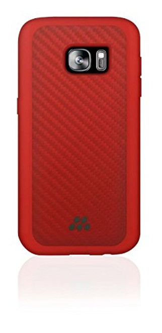 Evutec Cell Phone Case for Samsung Galaxy S7  - Retail Packaging - Lorica (RED/Orange)