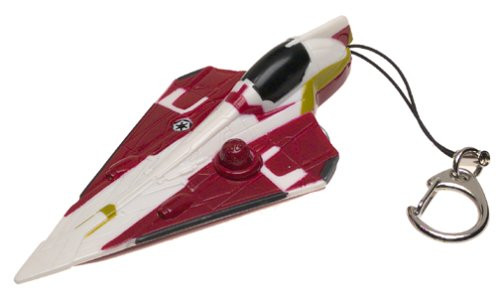 Star Wars Attack of the Clones: Force Link Keyring 'Obi Wan Kenobi's Jedi Starfighter' Star Wars Attack of the Clones: Force Link Keyring 'Obi Wan Kenobi's Jedi Starfighter'