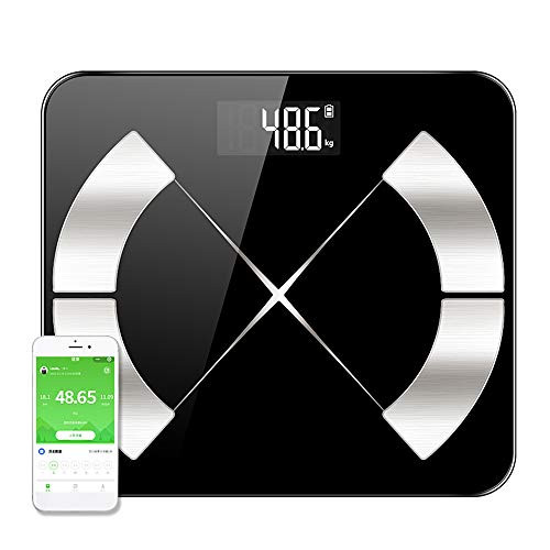 Scales Digital Weight and Body Fat,Digital Scale Bathroom,Bluetooth Body Fat Scale?Wireless Weight Scale,Intelligent Digital Bathroom Scale Scale,396 Pounds Max and Tempered Glass Bathroom Scale.