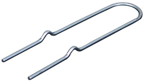 Rain Bird GS50/10PS Drip Irrigation 6" Galvanized Wire Stake for 1/2" Tubing, 10-Pack, Silver