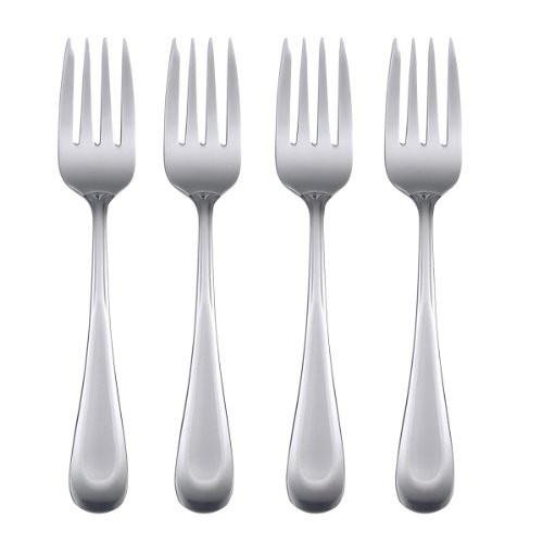 Oneida Satin Sand Dune Everyday Flatware Salad Forks, Set of 4 Oneida Satin Sand Dune Everyday Flatware Salad Forks, Set of 4