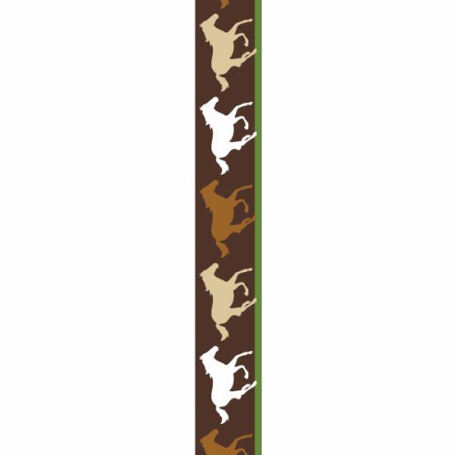 Offray, Brown Horse Silohettes Craft Ribbon, 7/8-Inch x 9-Feet