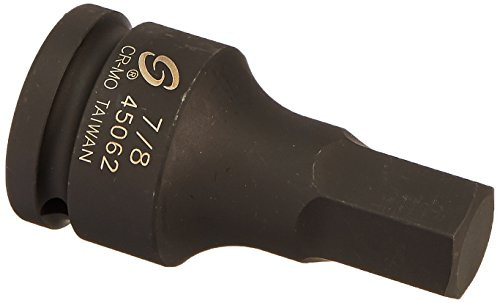 Sunex 45062 3/4-Inch Drive 7/8-Inch Hex Driver Impact Socket
