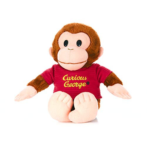 KIDS PREFERRED Curious George Monkey Plush - Classic George 8" Stuffed Animal