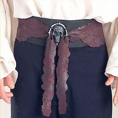 Rubie's Costume Co. Dist. Suede Pirate Belt Costume, One Size, Multicolor