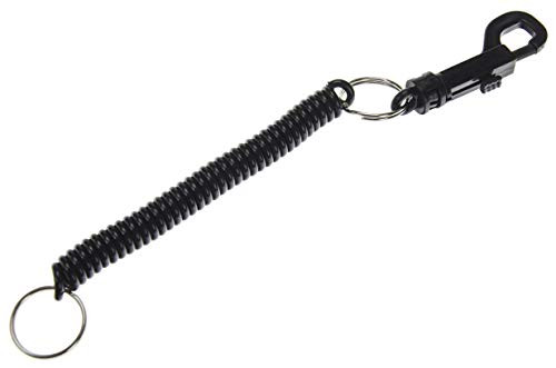 Lucky Line Designer Key Coil with Clip; Color May Vary; 1 Per Card (41601)