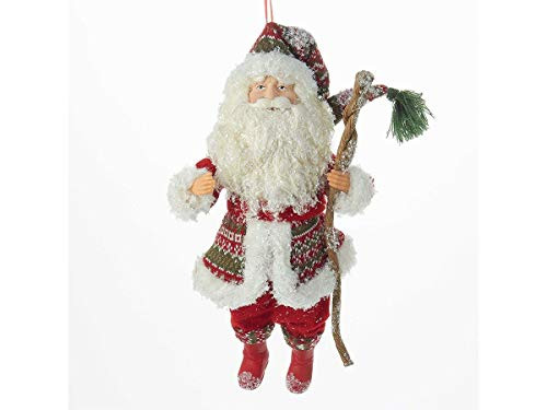 Kurt Adler 14-Inch Northland Santa Ornament, Multicolor