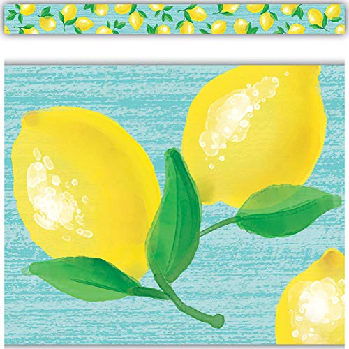 Teacher Created Resources Lemon Zest Straight Border Trim