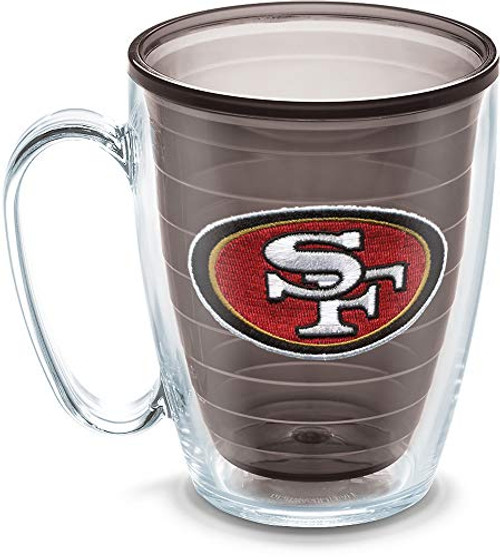 Tervis NFL San Francisco 49Ers Emblem Individual Mug, 16 oz, Quartz , Quartz Color - Tervis NFL San Francisco 49Ers Emblem Individual Mug, 16 oz, Quartz , Quartz Color -