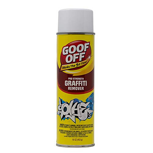 Goof Off FG673 Graffiti Remover, 16 oz. Aerosol Spray Can