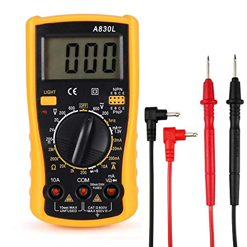 axGear Digital Multimeter LCD AC/DC Ammeter Resistance Capacitance Tester